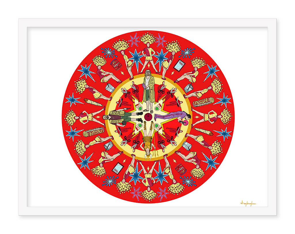 Tom Eglington - "Dude Mandala" - Spoke Art