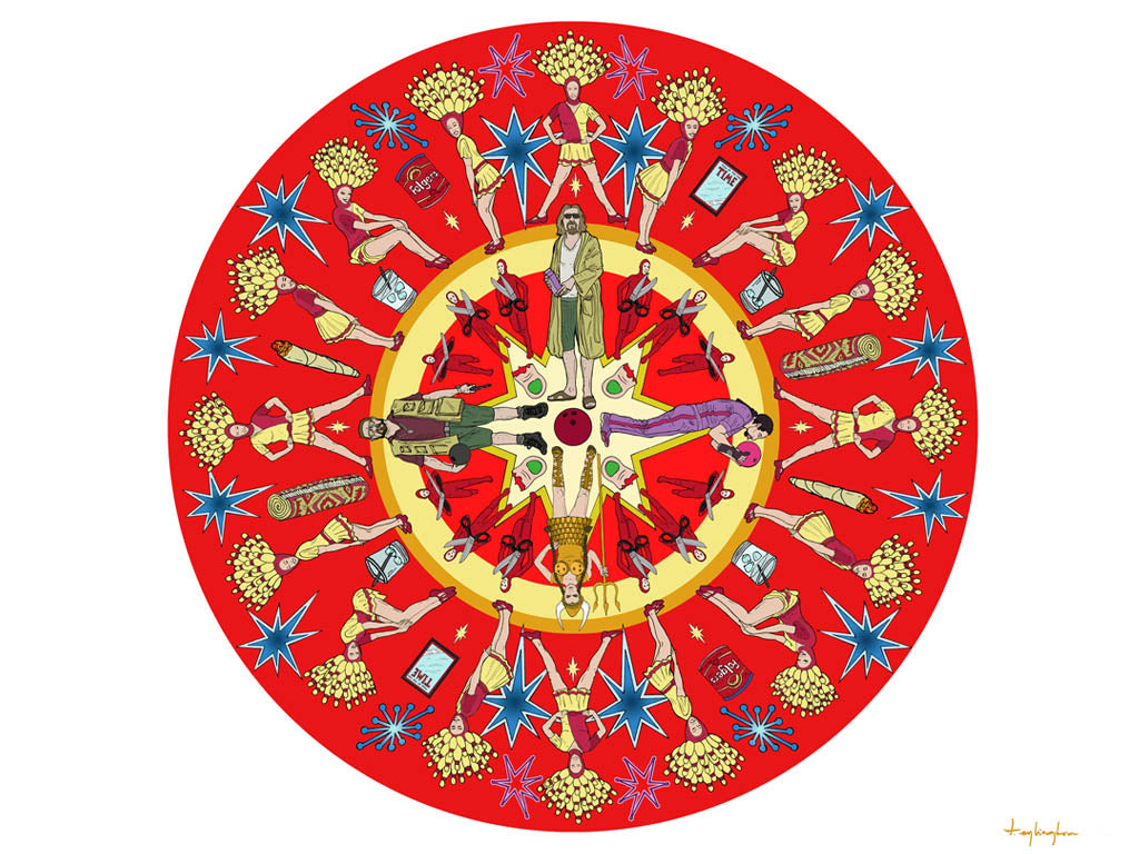 Tom Eglington - "Dude Mandala" - Spoke Art