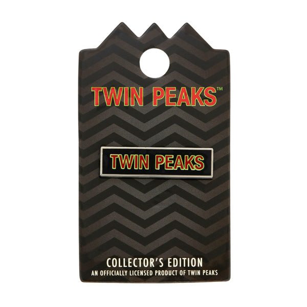 Twin Peaks: Nameplate Enamel Pin - Spoke Art
