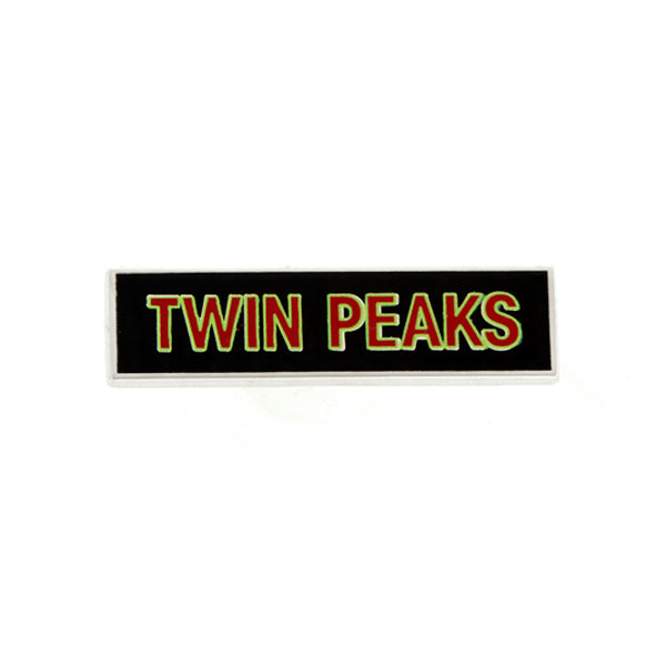 Twin Peaks: Nameplate Enamel Pin - Spoke Art
