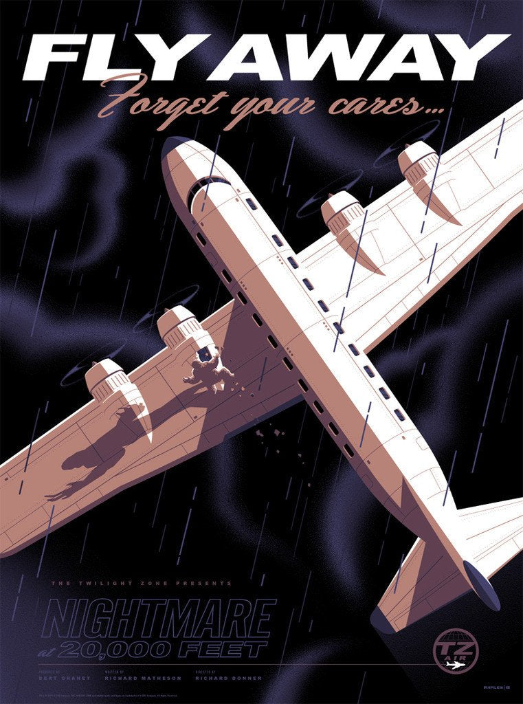 Tom Whalen - "Fly Away" - The Twilight Zone - Spoke Art