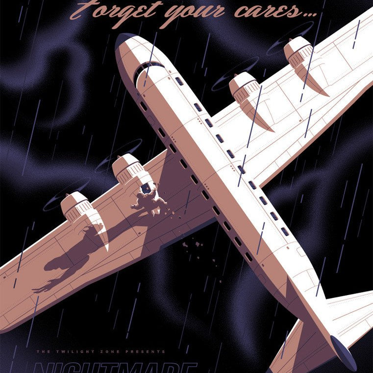 Tom Whalen - "Fly Away" - The Twilight Zone - Spoke Art
