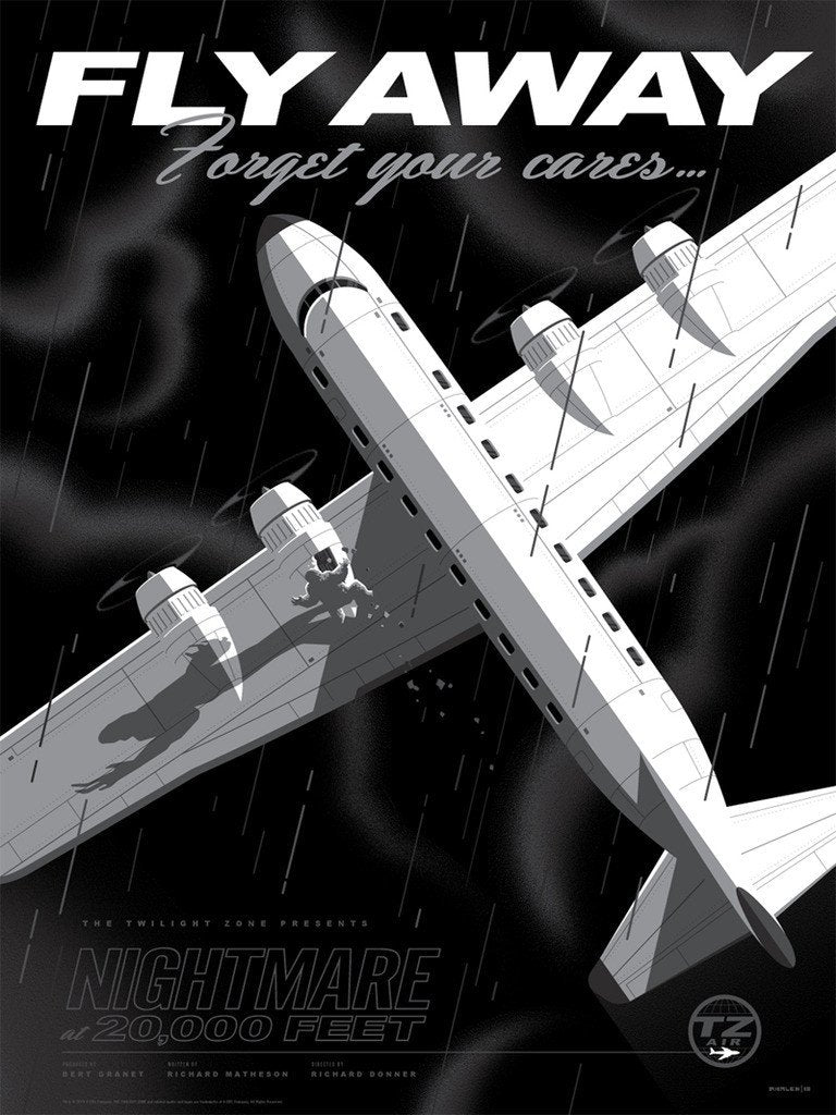 Tom Whalen - "Fly Away" - The Twilight Zone - Spoke Art
