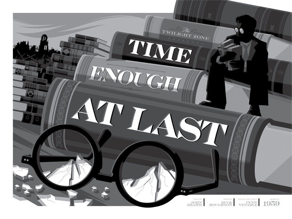 Tom Whalen - "Time Enough At Last" - The Twilight Zone - Spoke Art