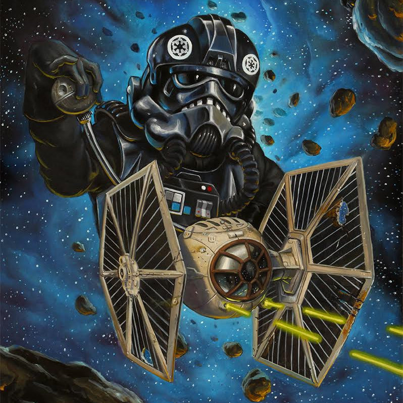 Jonathan Bergeron - "Chasing The Falcon" - Spoke Art