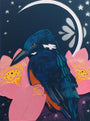 Kevin Stanton - "Blue Banded Kingfisher and Lotus" - Spoke Art