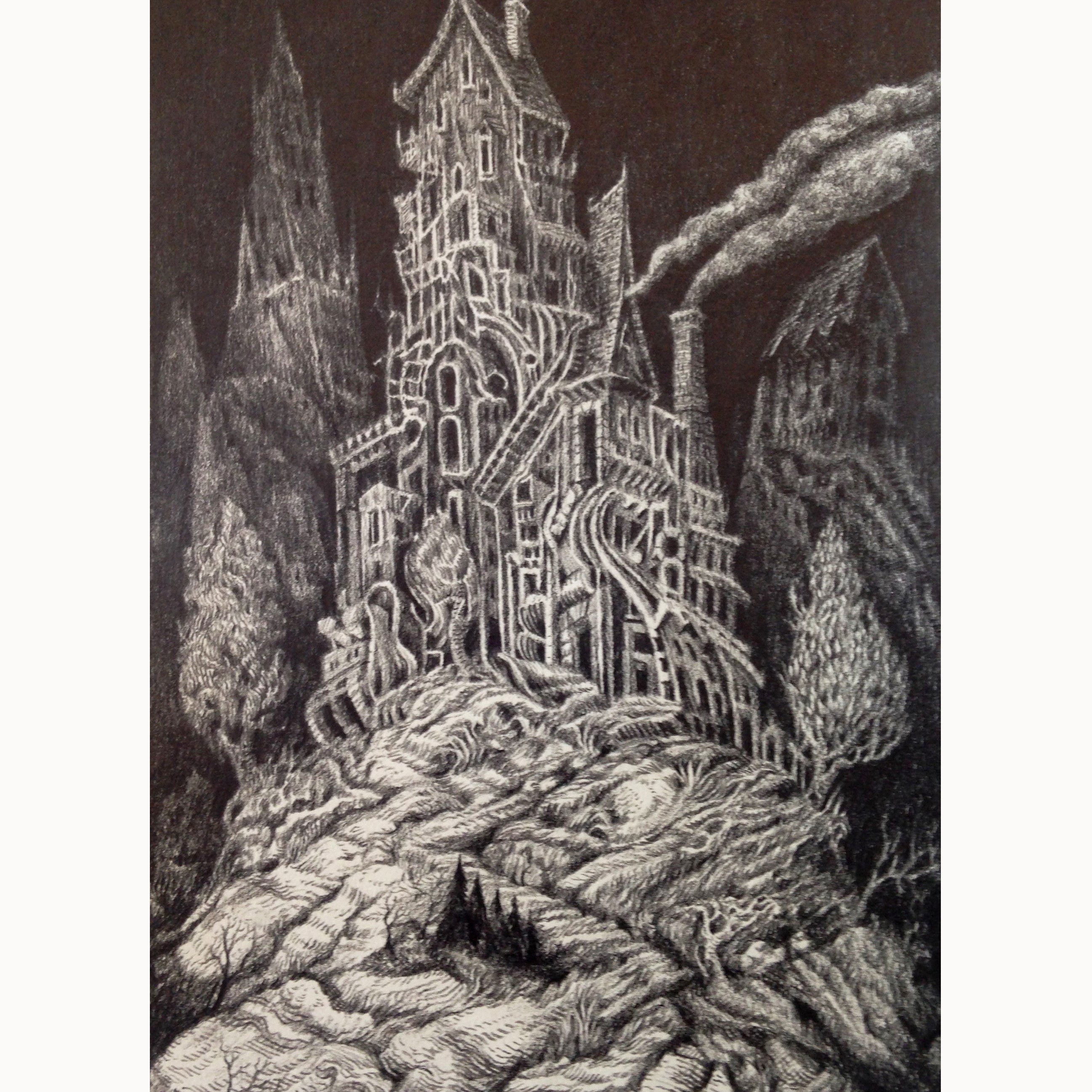David Welker - "The Gatehouse" print - Spoke Art