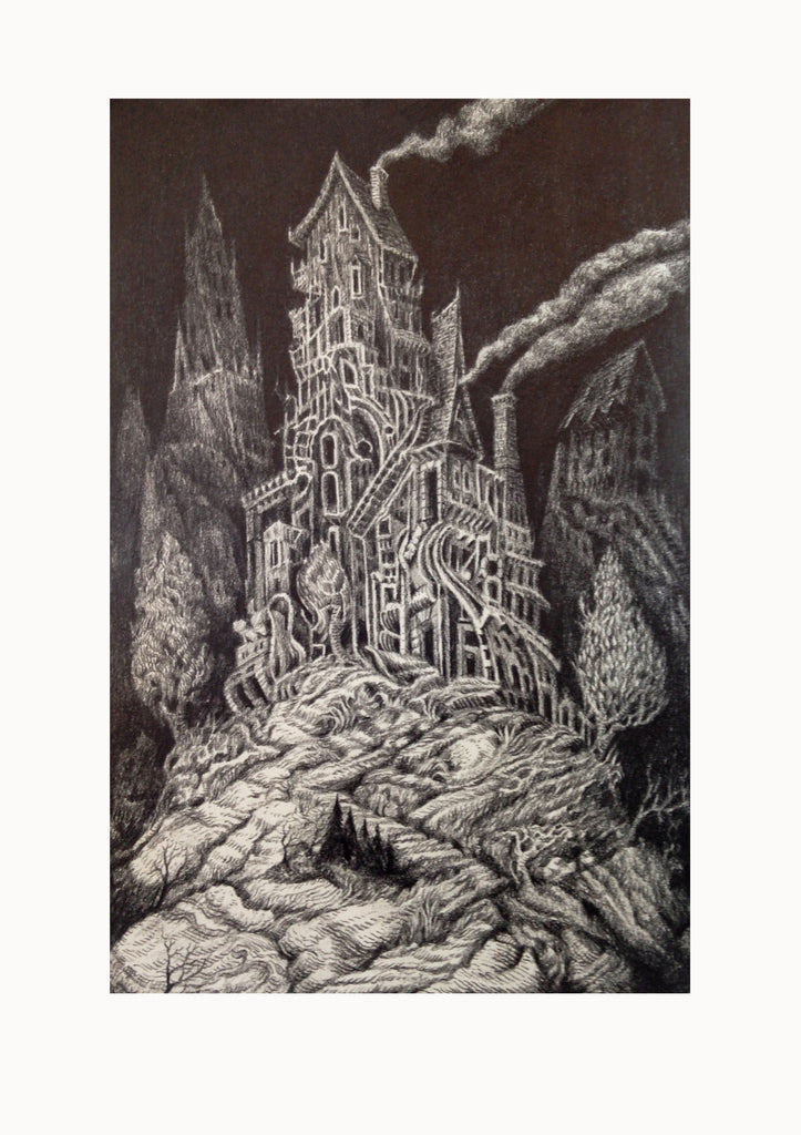 David Welker - "The Gatehouse" print - Spoke Art