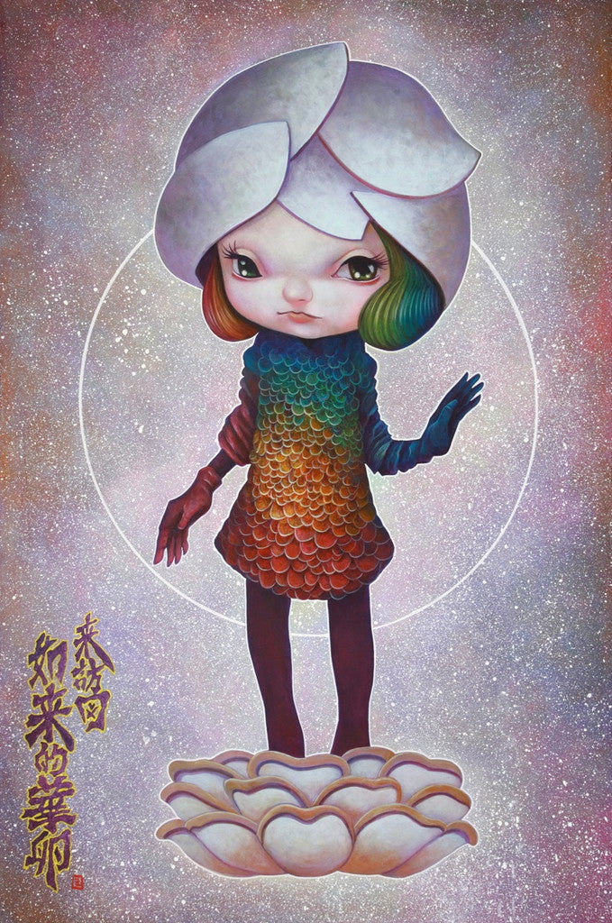 Yosuke Ueno - "Girl Floweregg Like a Buddha Style” - Spoke Art